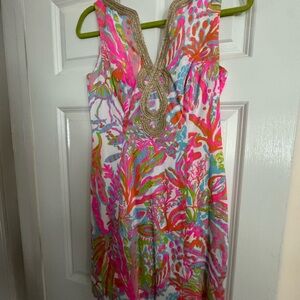 Lilly Pulitzer Pink Fabric Label